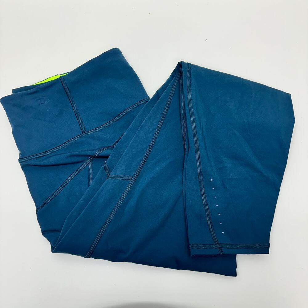 Athleta Rainer Tight Leggings Teal Blue Green Women's Size Large